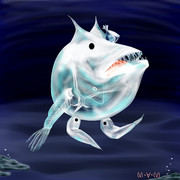 【深海魚】ハプロフリュネーアンコウ