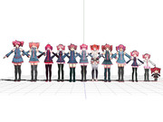 テトさん背比べ第一弾