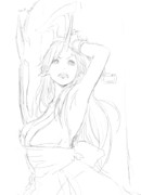 落書き勇儀(未着色)