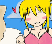 ゆかりちゃんと海♥