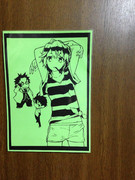 切り絵 【やはり俺の青春ラブコメはまちがっている。】