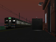 【RailSim】 夕暮れ時に