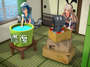 提督が愛したダンボール箱【MMDアクセサリ配布】