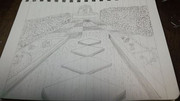 西洋風庭園？描いてみた