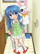 四糸乃ちゃんのお花摘み