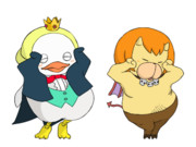 ウマウマ【あっちゃんとべーやん１（右向き）】