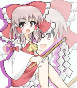 霊夢(́◉◞౪◟◉)prpr