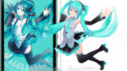 【ポーズ配布】初音ミクとXperiaがコラボしたスマホなポーズ