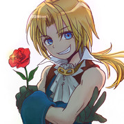 一輪の赤いバラ