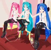 ミクさんにメガネを作ってさしあげる