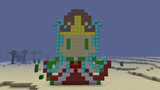【Minecraft】ドット絵作ってみたアマテラスオオカミ【パズドラ】
