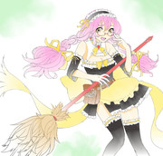 メイドさんを自分塗りしてみた