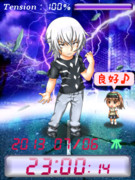 ◆とある科学の超電磁砲S　一方通行＜ｱｸｾﾗﾚｰﾀ＞　待受Flash時計　＆　ライブ壁紙