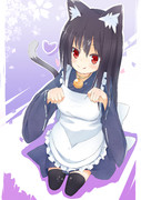 和風メイド服 ニコニコ静画 イラスト