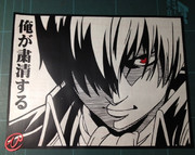 切り絵「銀魂」