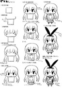 島風の簡単な描き方