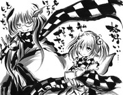 マミゾウさんに憧れる小鈴ちゃん可愛い！　【#深夜の真剣お絵描き60分一本勝負 　】