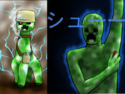 自分の描いたクリーパーの昔と今を比較してみた