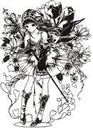 【切り絵】 トトリ