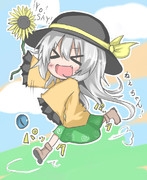 へんな花地上でみつけた！