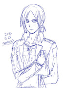 初描き　ユミル描いてみた