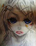 【小6が描いてみた】右肩の蝶　リン