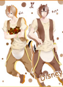 チップ&デール(擬人化)