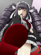 ナニかを踏もうとしているセレスさん