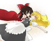 昼寝してたら…【レイマリ】