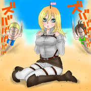 進撃のビーチフラッグ