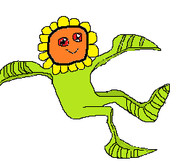 ナチュルサンフラワーを書いてみた