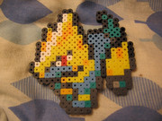 アイロンビーズで全ポケモンを作ってやんよNO.３１０：ライボルト