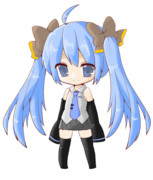 塗らせて頂きました　デフォルメみくちゃん