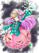 こころちゃん喜びのドンパチ