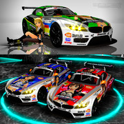 【MMD】BMW Z4 痛車「美希・千早・春香」仕様