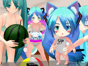 水着ができたよー