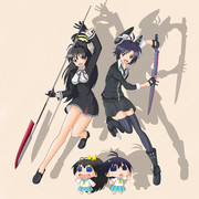 真×天龍と響×龍田（+まこちー、ちびき）【アイマス×艦これ】