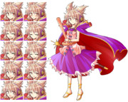 心綺楼神子様立ち絵 表情差分