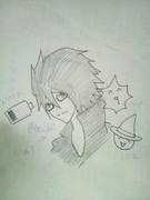 クプラさんと電池切れさんと詩人さんと竜劾さんを描きました