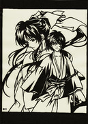 【切り絵】で剣心&薫