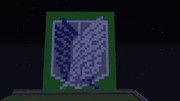 【Minecraft】 進撃の巨人 自由の翼 ドット絵