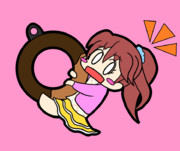 法子ラバーキーホルダー(的な)