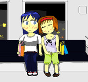 買い物帰り　（本気）