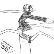 もみあげを立体起動装置代わりとして使う結月ゆかりさん