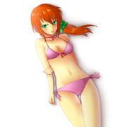 妹ちゃん　水着　塗ってみた