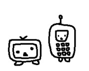 ニコニコテレビちゃんとニコモバちゃん(うろ覚え)