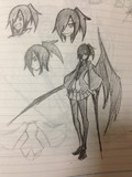 ノートに落書き綾女さん