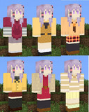 【Minecraft】秋の私服ゆかりさんスキン【結月祭】