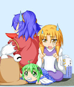 あんな頃守矢一家