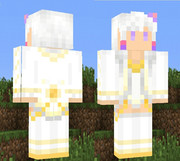 【Minecraft】白いゆかりさんスキン